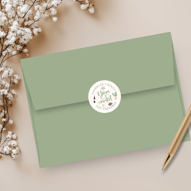 Favoritsaker presentbyte klistermärken (Skapare uppladdad)