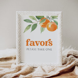 Favoritsignatur för Baby Shower-favoriter för Litt Poster