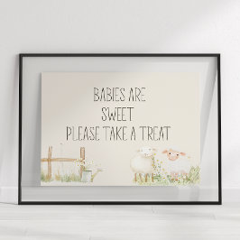 Favoritsignatur för boskapens skuggvänner för baby poster
