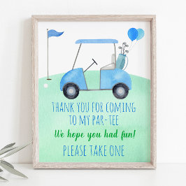 Favoritsignatur för Golf First Birthday Par-T Poster