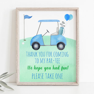Favoritsignatur för Golf First Birthday Par-T Poster