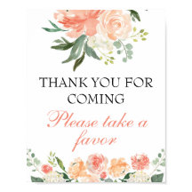 Favoritsignaturtecken för Blommigt - persika, rust