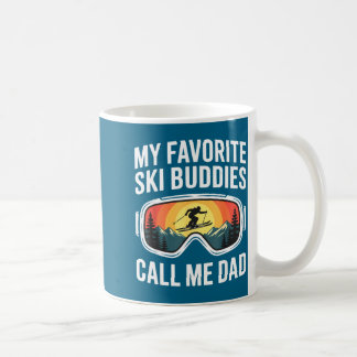 Favoritskjälkar kallade pappa skjorta skidåkning p kaffemugg