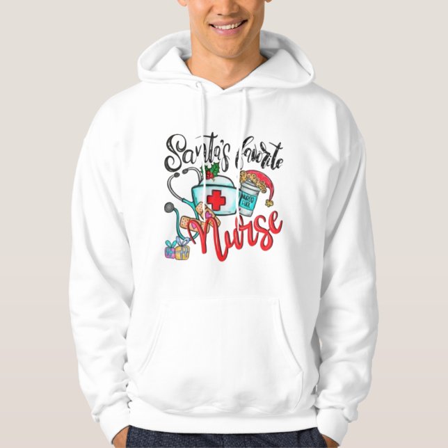 favoritsköterska 1 hoodie (Framsida)