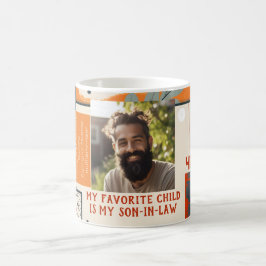 Favoritson som svärson Födelsedags Cool Fotomugg 0 Kaffemugg