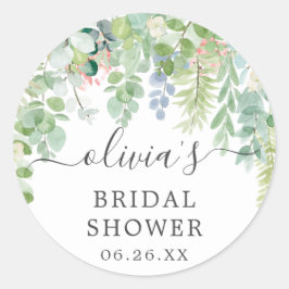 Favoritstämplar för mjukt grönt kuvert runt klistermärke