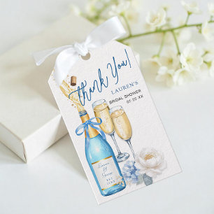 Favorittagg för Blue Champagne-Möhippa Presentetikett