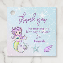 Favorittagg för Födelsedagsfest för magisk Sjöjung Gåvor Etiketter