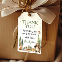 Favorittagg för Forest Woodland Animals Party Tack