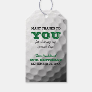 Favorittagg för golf-Tack Presentetikett