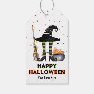 Favorittagg för happy halloween presentetikett