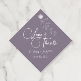 Favorittagg för Jordant Lila och botaniska diamant Gåvor Etiketter