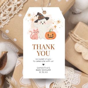 Favorittagg för Little Boo Halloween Pumpkin Baby Presentetikett