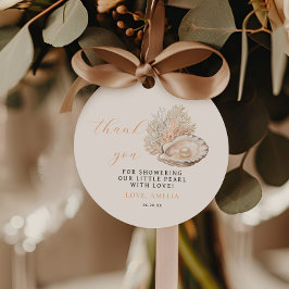 Favorittagg för minimalistiskt kuststift för babyk gåvor etiketter