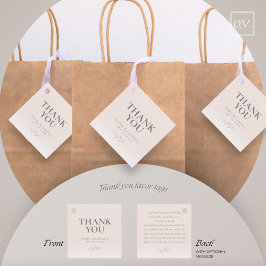 Favorittagg för  Rosa-Tack Gåvor Etiketter