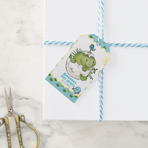 Favorittagg för vattenfärgsskraffering för babybab presentetikett