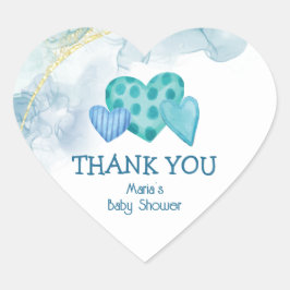 Favorittaggar för alla hjärtans dagstag i baby Kär Hjärtformat Klistermärke