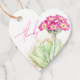 Favorittaggar för Alperna primula-rosa för vilda b Gåvor Etiketter