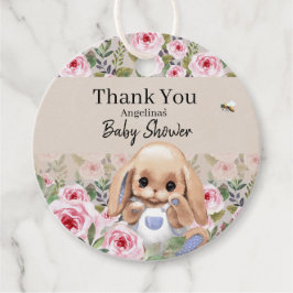 Favorittaggar för babyskor med söt design. gåvor etiketter