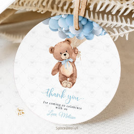 Favorittaggar för babyvy för nalle gåvor etiketter