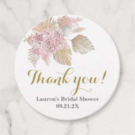 Favorittaggar för Boho Desert Baby Shower Gåvor Etiketter