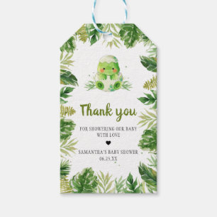Favorittaggar för Dinosaur Baby Shower Presentetikett