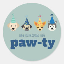 Favorittaggar för Födelsedagsfesten Puppy Hund Tac