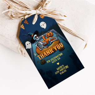 Favorittaggar för Halloween Summerween Bassäng-föd Presentetikett