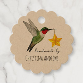 Favorittaggar för handgjorda anpassningsbar gåvor etiketter