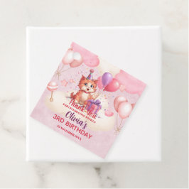 Favorittaggar för kattunge Firande Gåvor Etiketter