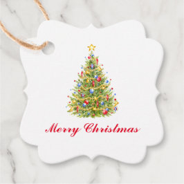 Favorittaggar för Märkre för Klassiskt God jul Trä Gåvor Etiketter