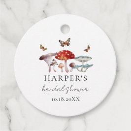 Favorittaggar för Möhippa i Mushroom Boho Gåvor Etiketter