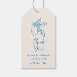 Favorittaggar för Möhippan Hand plockade Lemon Presentetikett