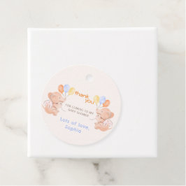 Favorittaggar för Tacken Baby Elephants Gåvor Etiketter