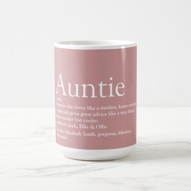 FavoritTant Tantern Definition Rolig Rosa Kaffemugg (Center)