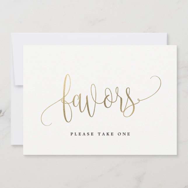 Favorittecken - Fintfärgad calligrafi Inbjudningar (Framsida)