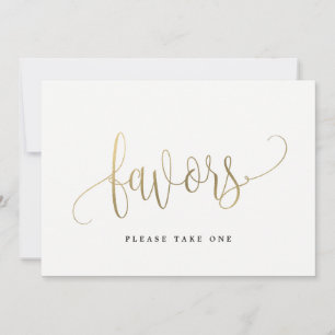 Favorittecken - Fintfärgad calligrafi Inbjudningar