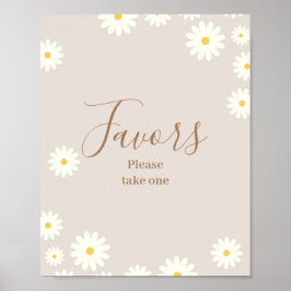 Favorittecken för babykläder för bohemisk Daisy Bl Poster