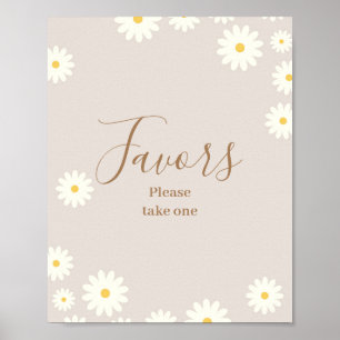 Favorittecken för babykläder för bohemisk Daisy Bl Poster