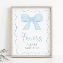 Favorittecken för babyskor för Coquette Blue Bow