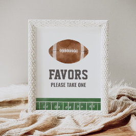 Favorittecken för fotbollsbabyskor poster