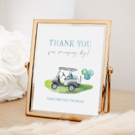 Favorittecken för Golf-tema Poster