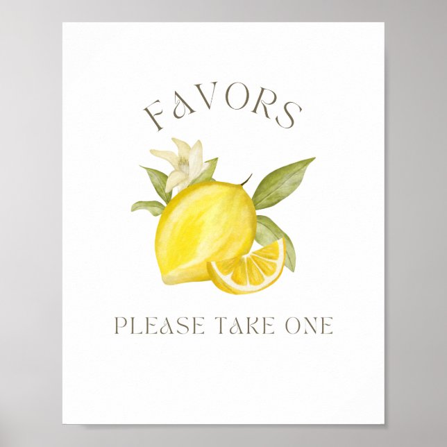 Favorittecken för Lemon Thned Party Poster (Framsidan)