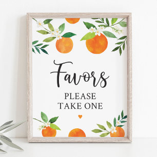 Favorittecken för Little Cutie Greenery Blommigt Poster