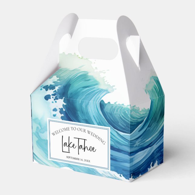 Favorlåda för resmål North Lake Tahoe Presentaskar (Framsidan Sidan)