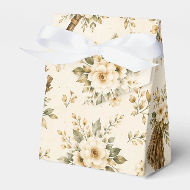 Favorruta presentlåda för att hoppa över kvasten (Framsidan Sidan)