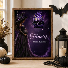 Favorstecken Baby brygger häxbabyshower Poster