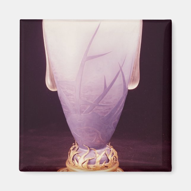 Favrile vas med ormolu-bas magnet (Framsidan)