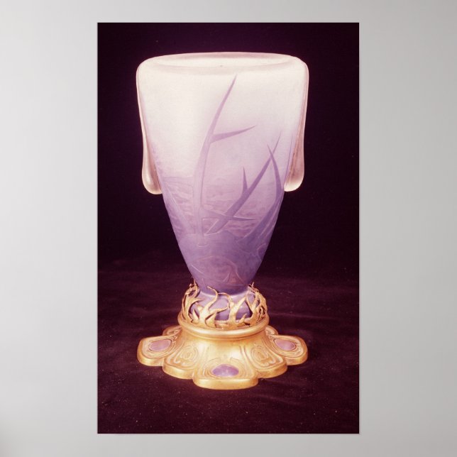 Favrile vas med ormolu-bas poster (Framsidan)