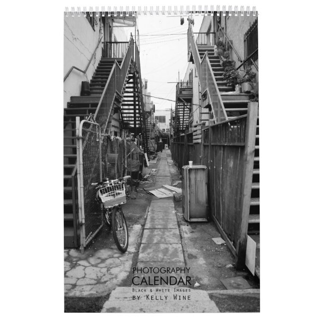 Favulous B&W fotokalender - Kelly vin Kalender (Omslag)